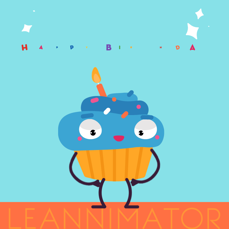 Happy Birthday GIF by Leannimator - Find & Share on GIPHY