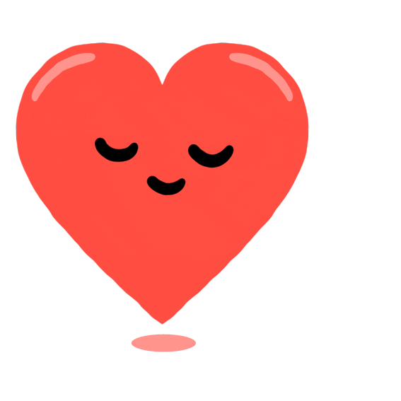 heart kiss Sticker by Geo Law
