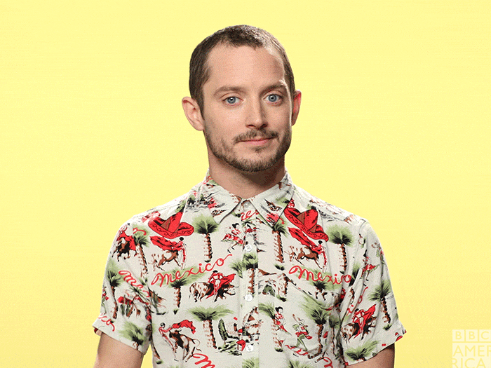 Elijah Wood Kool GIF by BBC America - Find & Share on GIPHY
