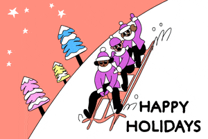 Happy Holidays GIF by GIPHY Studios Originals