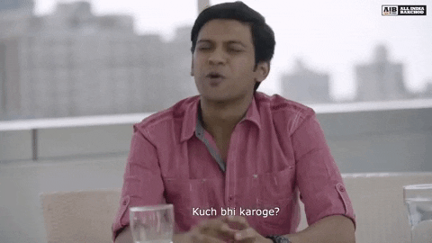 Image result for kuch bhi ho sakta hai gif