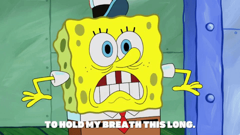 spongebob breathing gif