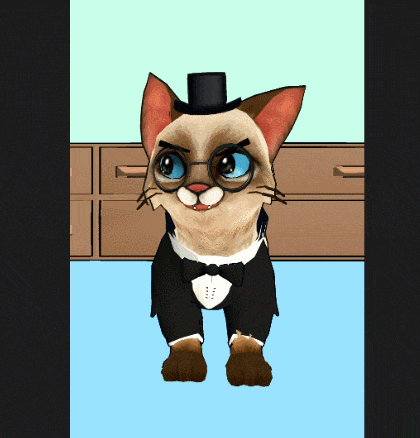 Cat Gentleman GIF