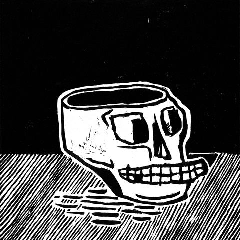 what a time to be alive skull GIF by Superchunk