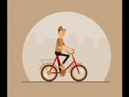 kartonbar rower GIF