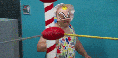 lucha libre baby GIF by Team Coco