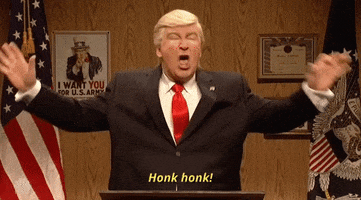 donald trump honk honk GIF by Saturday Night Live