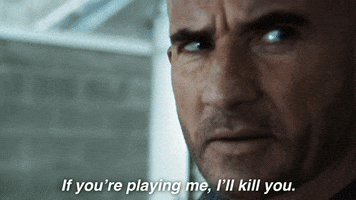 if you're playing me i'll kill you lincoln burrows GIF by Prison Break