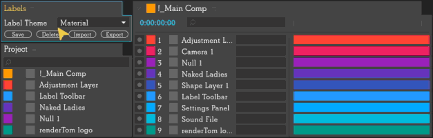 rendertom rainbow motion flow after effects GIF