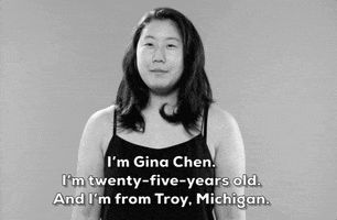 gina chen and i'm from troy GIF