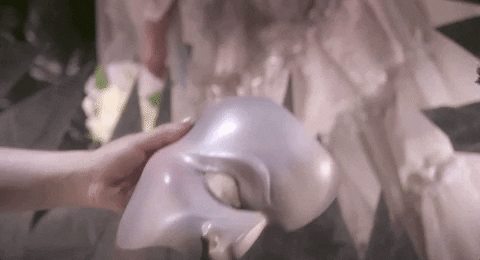 Phantom Of The Opera Mask GIF by Official London Theatre - Find & Share on GIPHY