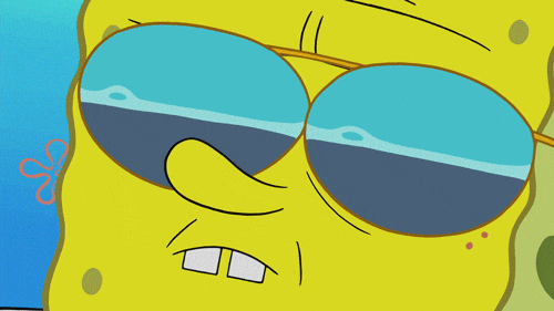 spongebob sunglasses gif
