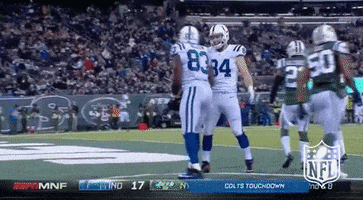 Indianapolis Colts Hug GIF by NFL
