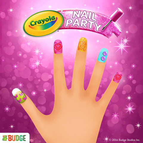 Manicure Nail Art GIF by Budge Studios
