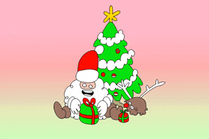 Santa Claus Christmas GIF by GIPHY Studios Originals