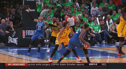game 5 women playing basketball GIF by WNBA