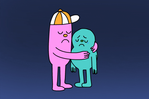 sad i feel you GIF by GIPHY Studios Originals