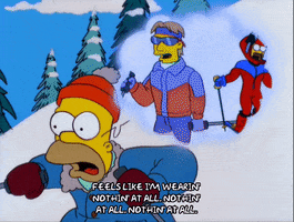 Episode 17 Skiing GIF by The Simpsons