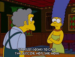 marge simpson suicide GIF