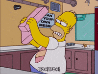 Homer Simpson Eating Gif Find Share On Giphy