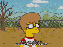 Beat Up Episode 19 GIF by The Simpsons