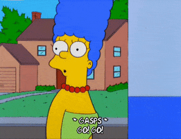 helping marge simpson GIF