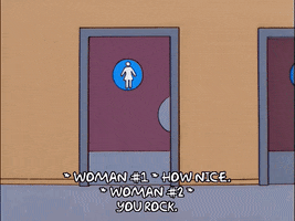 Episode 2 Bathroom Door GIF by The Simpsons