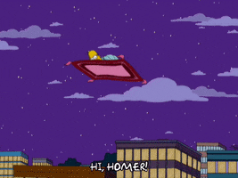 Flying Episode 7 GIF by The Simpsons