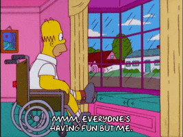 Sad Season 12 GIF by The Simpsons