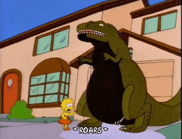 in charge dinosaur GIF