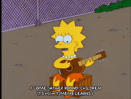 Season 4 Singing GIF by The Simpsons