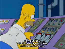 homer simpson pull lever GIF