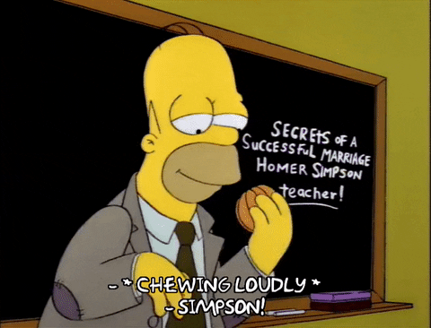 Homer Simpson Eating Gif Find Share On Giphy