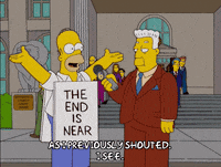 The-end-is-near-homer GIFs - Get the best GIF on GIPHY