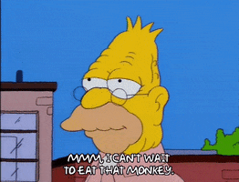 Hungry Season 9 GIF by The Simpsons