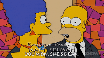 Shes Dead GIFs - Find & Share on GIPHY Simpsons Apu Wedding