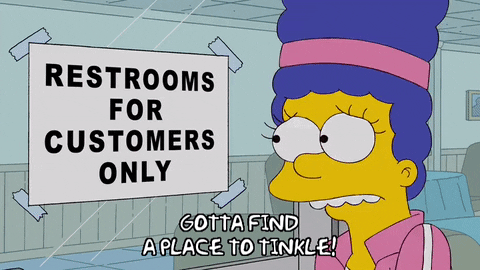 Needing To Pee Episode 19 GIF by The Simpsons - Find & Share on GIPHY