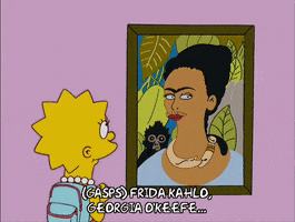 Lisa Simpson Art GIF by The Simpsons