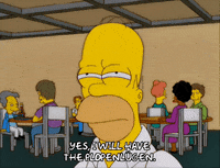 Homer Simpson Eating Gif Find Share On Giphy