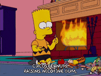 Bart Simpson Fire Gif Find Share On Giphy