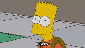 looking up bart simpson GIF