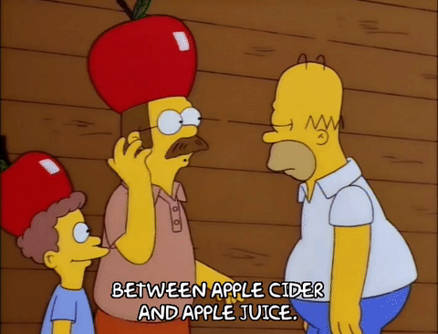 Homer Simpson Rod Flanders GIF