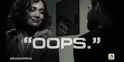 oops GIF by Shades of Blue