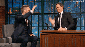 Ryan Reynolds Yes GIF by Late Night with Seth Meyers