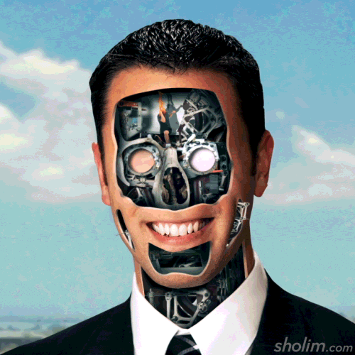 man machine robot GIF by Sholim
