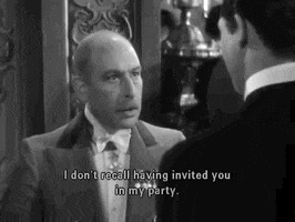 not invited classic film GIF by Warner Archive