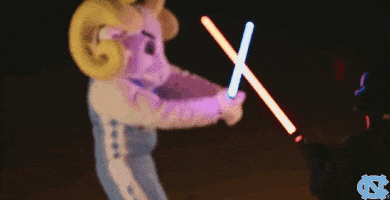 darth vader carolina GIF by UNC Tar Heels