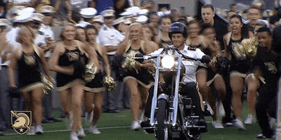 Chasing College Football GIF by Army West Point Athletics