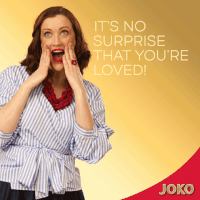 laugh shock GIF by JOKO Tea SA