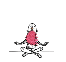 beard floating GIF by Nat Resende